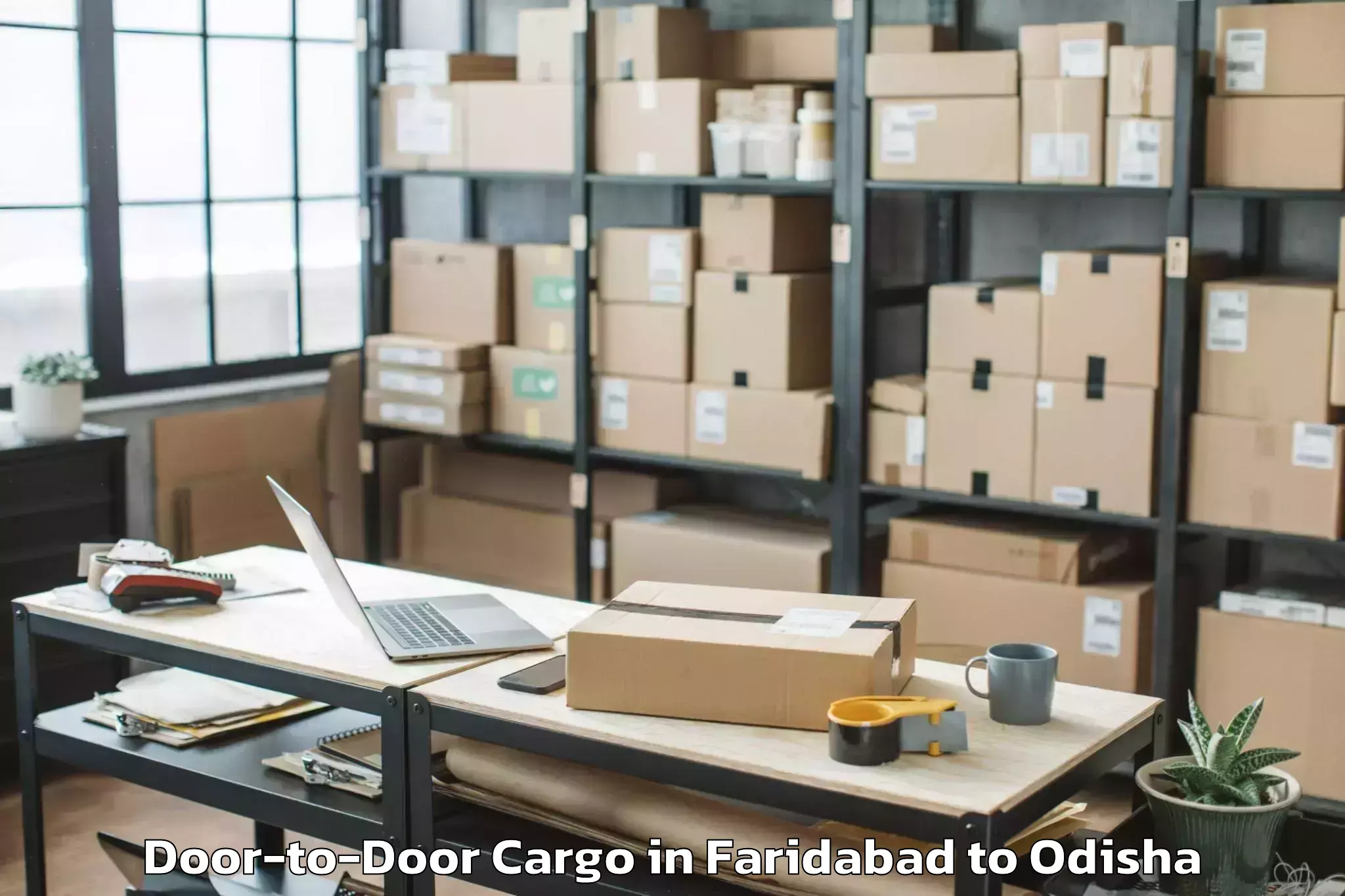 Book Faridabad to Baripada M Door To Door Cargo